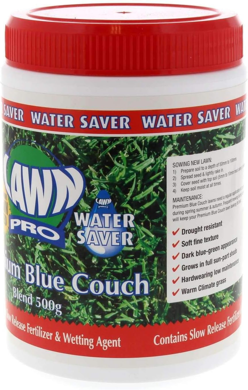 Premium Blue Couch Blend Grass Seed 500Gm EMS Garden Premium Quality image number 1