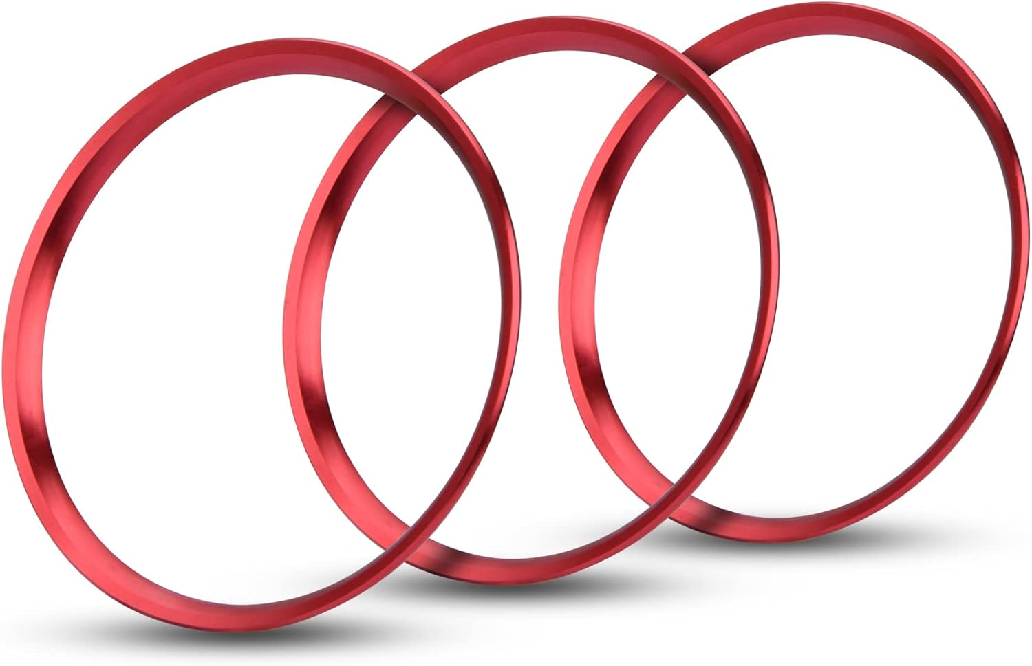 CARART Car AC Air Outlet Conditioning Cover Ring Vent Decoration Trim Set of 3,Fit for Mazda MX5 Mazda 2 CX3 MX-5 RF ND Accessories image number 3