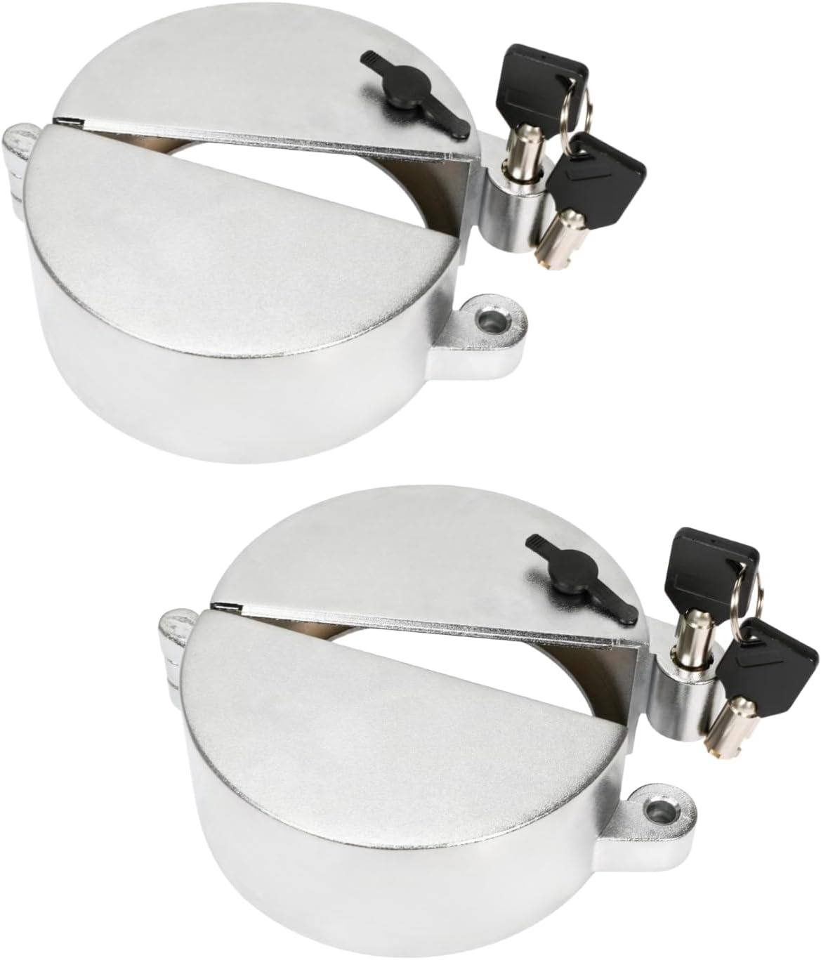 2 PCS Upgrade Semi Truck Locking Fuel Cap Cover, Compatible with Freightliner, Sterling and Western Star Class 8 Trucks