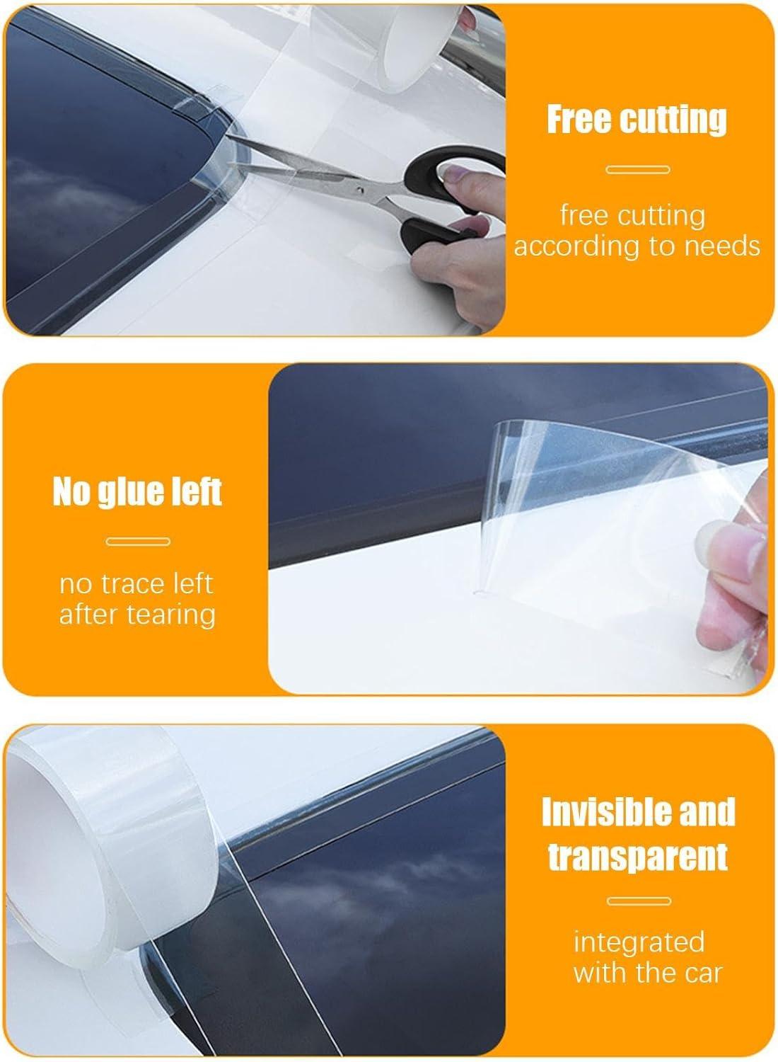 Car Sunroof Sealant, Car Windshield Seal Strip, Weather Stripping Car Window, Car Sunroof Rubber Seal, Cuttable Car Window Seal Strip - Enhances Interior Quietness and Cleanliness