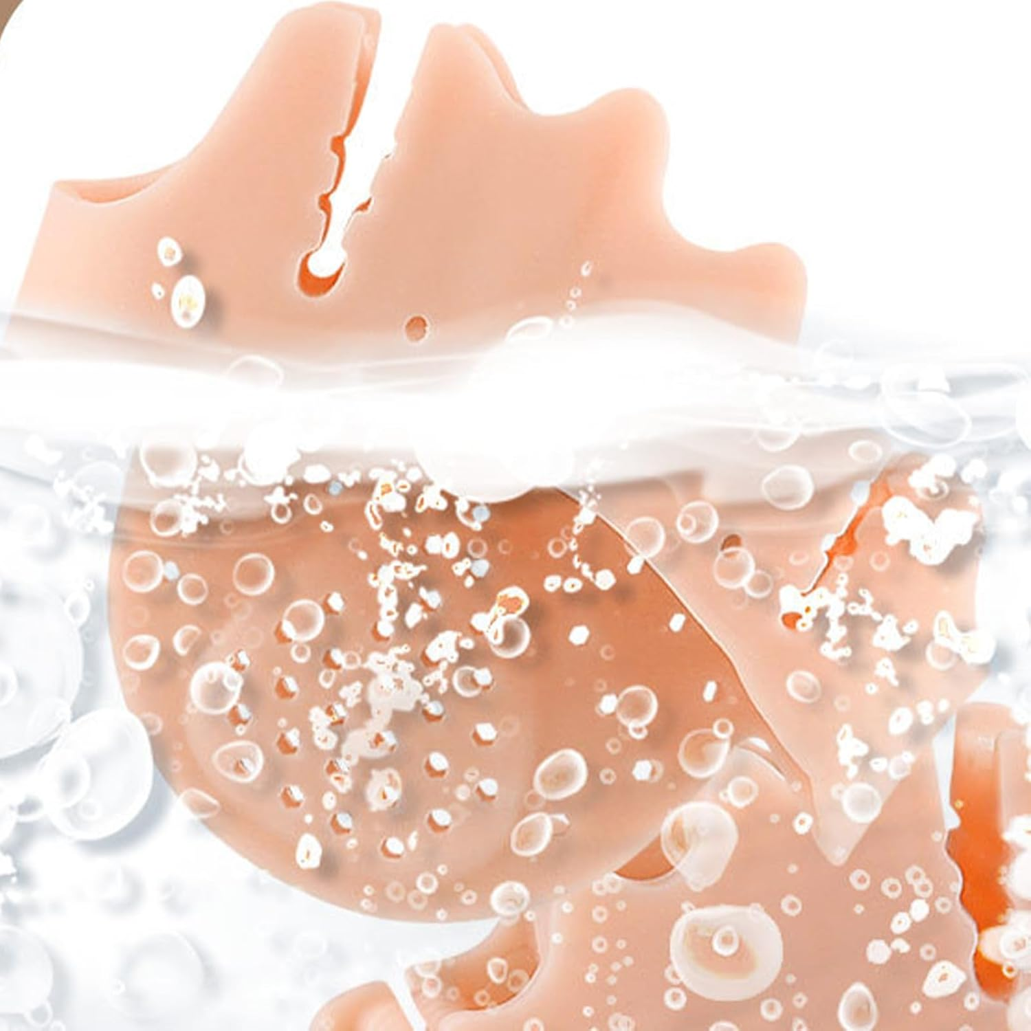 Toe Corrector,2X Silicone Toe Straightener | Foot Corrector Cushion Forefoot Half-Size Pad for Yoga Exercise Daily Use High Heels Walking Home Dancing Pedicure Men Women image number 2