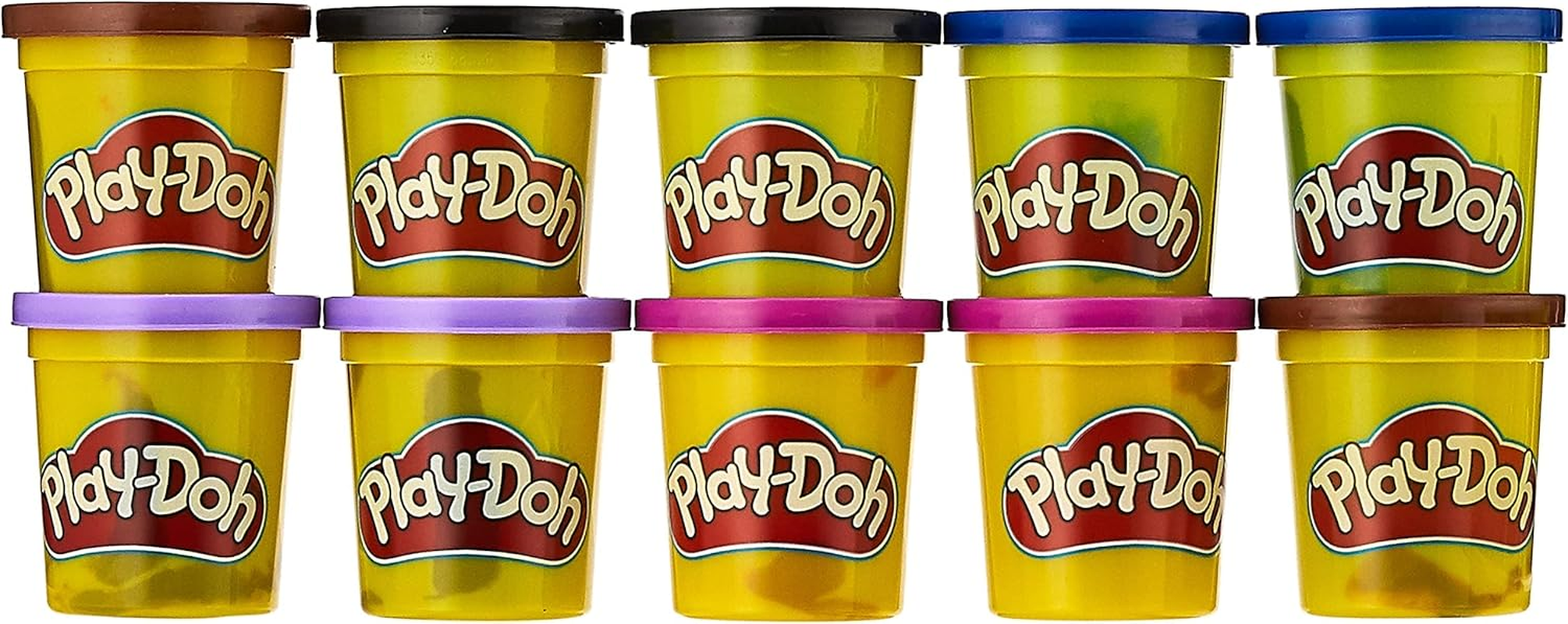 Hasbro Play-Doh Modeling Compound Fantastic 40-Pack of 20 Assorted Colors for Kids 2 Years and Up, Bulk 3-Ounce Cans, Non-Toxic