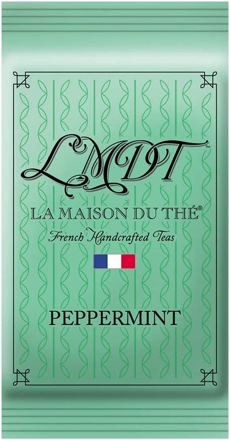 LMDT French Handcrafted Peppermint Tea. Enveloped Teabags, 100 Count image number 2