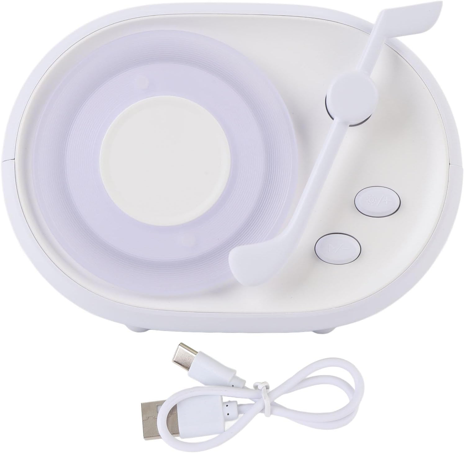 Generic Small Speaker, USB Charging Speaker Retro Powerful 5W Sound for Bedroom (Light Purple) - Green image number 6