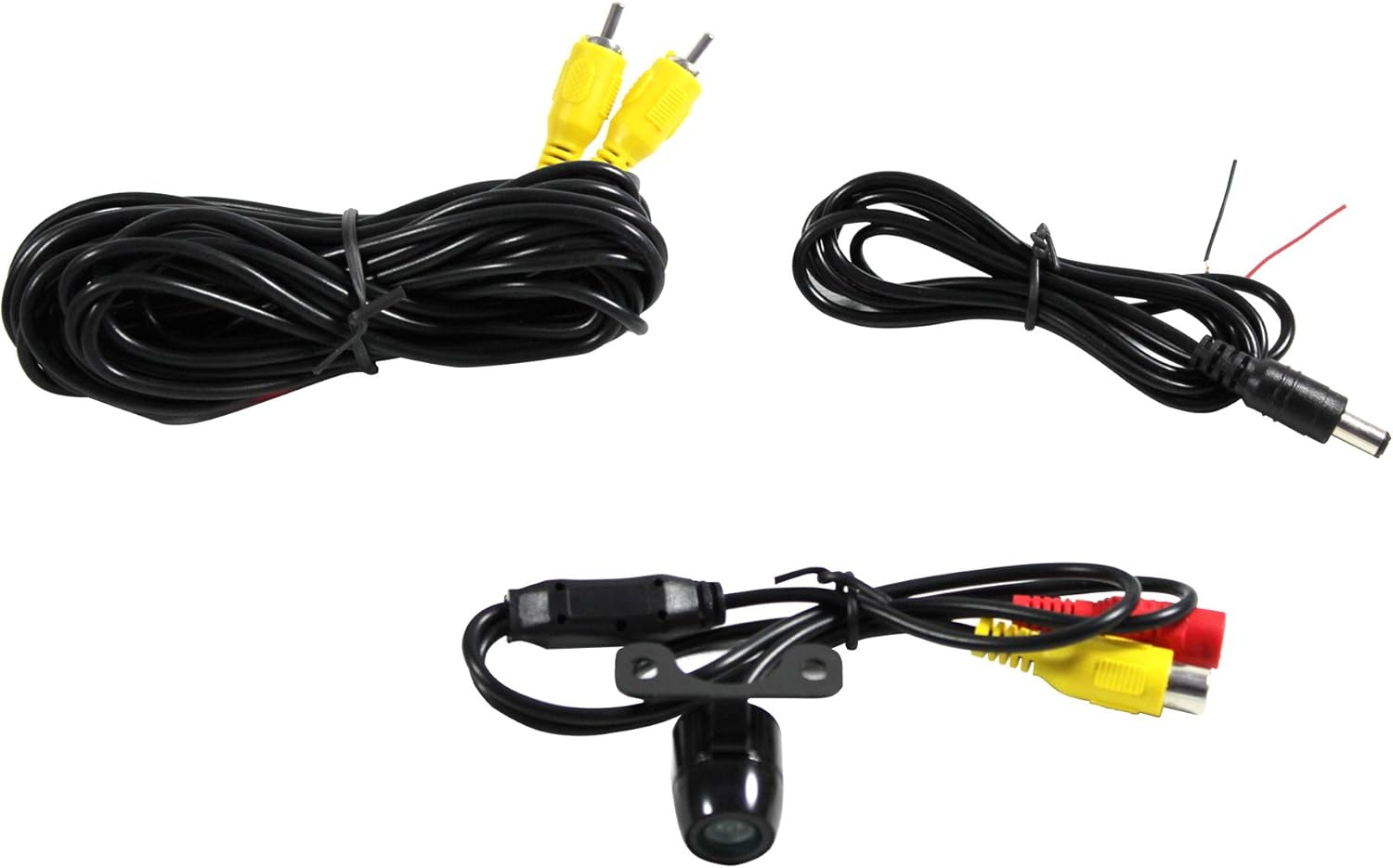 Elinz Reverse Reversing Camera Rearview for Car, RCA 170&deg; Viewing Angle, 12V, CMOS IR Night Vision, Waterproof, with Parking Guideline, 5M Video Cable, 1 Year Warranty