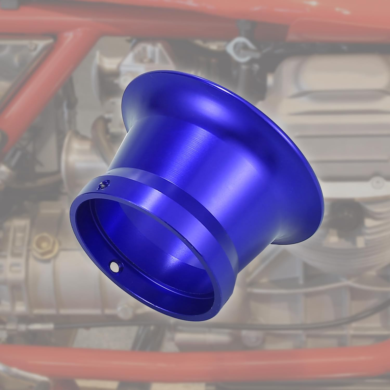 Motoforti Blue 50Mm Inner Dia Motorcycle Air Filter Intake Velocity Stack Aluminum Alloy - Blue image number 4