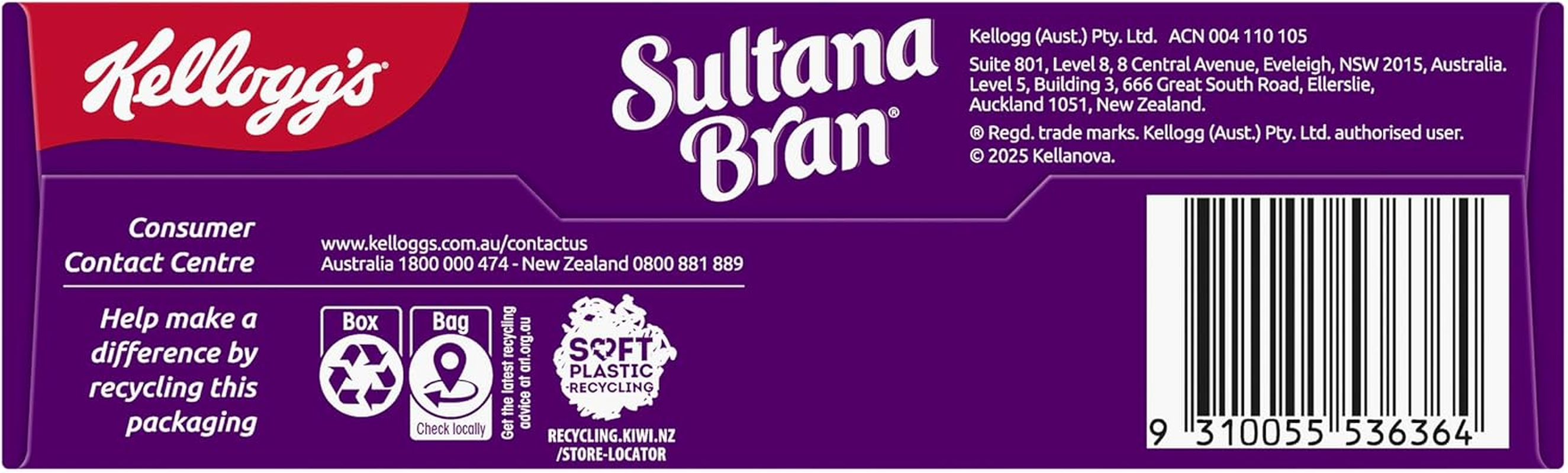 Kellogg'S Sultana Bran High Fibre Breakfast Cereal, 420G image number 6
