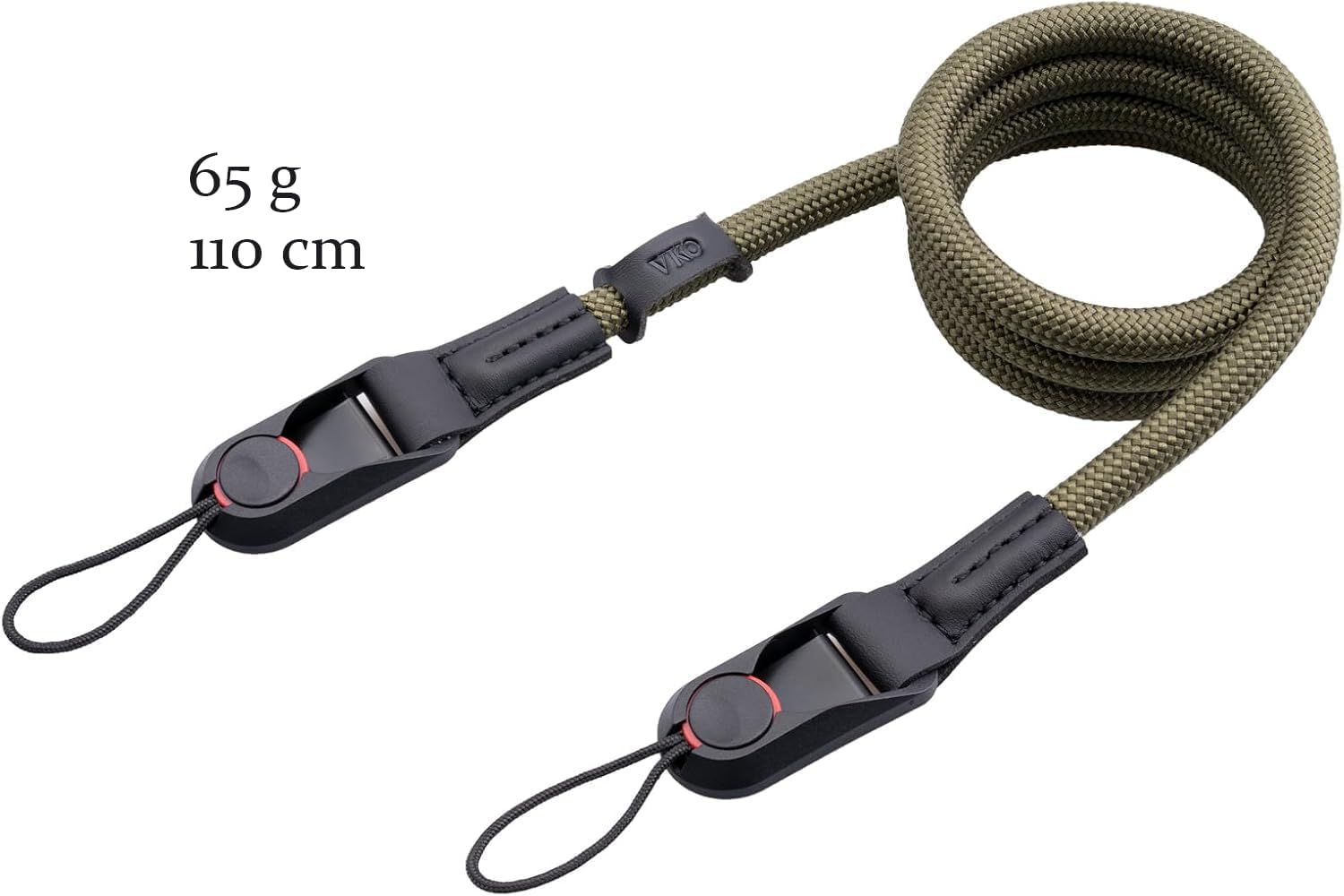 Viojrlly Camera Hand Strap, Camera Strap, Climbing Rope, Camera Shoulder Strap with Quick Release System, Carry Strap for Compact Digital Camera, SLR DSLR Camera, Digital or Mirrorless Camera (Green image number 3