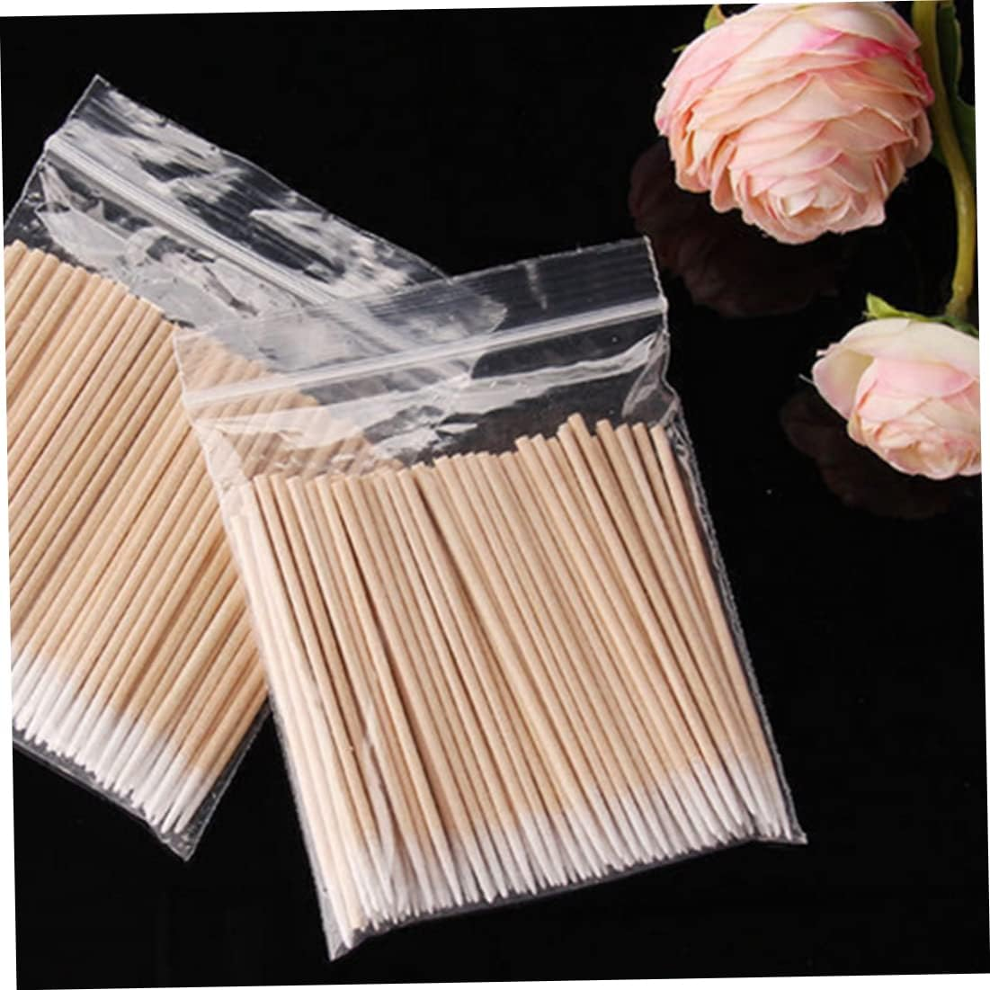 Cotton Swab Sticks Pointed Tip Cotton Tipped Precision Cosmetic Applicator 400PCS Cotton Swab Sticks image number 3