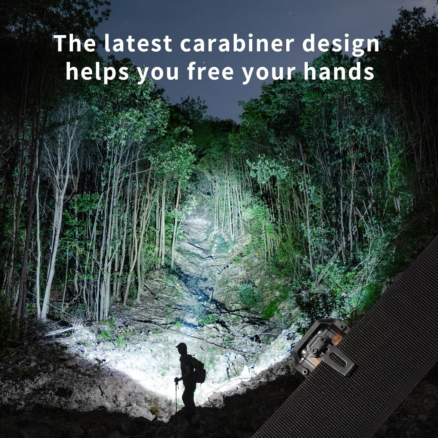 Flashlight, USB Rechargeable Lightweight, LED Keychain Flashlight, Portable Super Bright Light, Water Resistant, Lightweight and Durable, for Emergencies, Camping, Hiking, and Daily Use image number 6