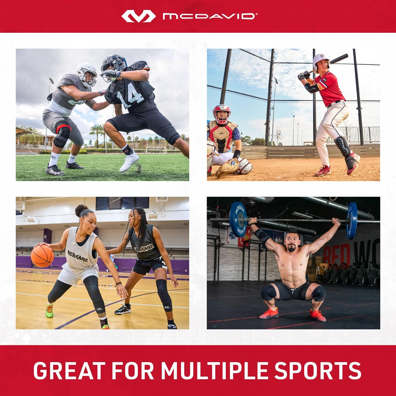 Mcdavid Knee Band for Knee Pain Relief, Support Brace Patella Tendon Knee Strap for Pickleball, Hiking, Soccer, Basketball, Running, Jumpers Knee, Tennis, Tendonitis, Volleyball & Squats image number 2