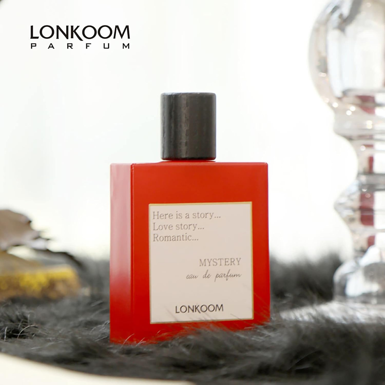 Lonkoom Mystery - Red for Men 3.4 Oz EDP Spray image number 5