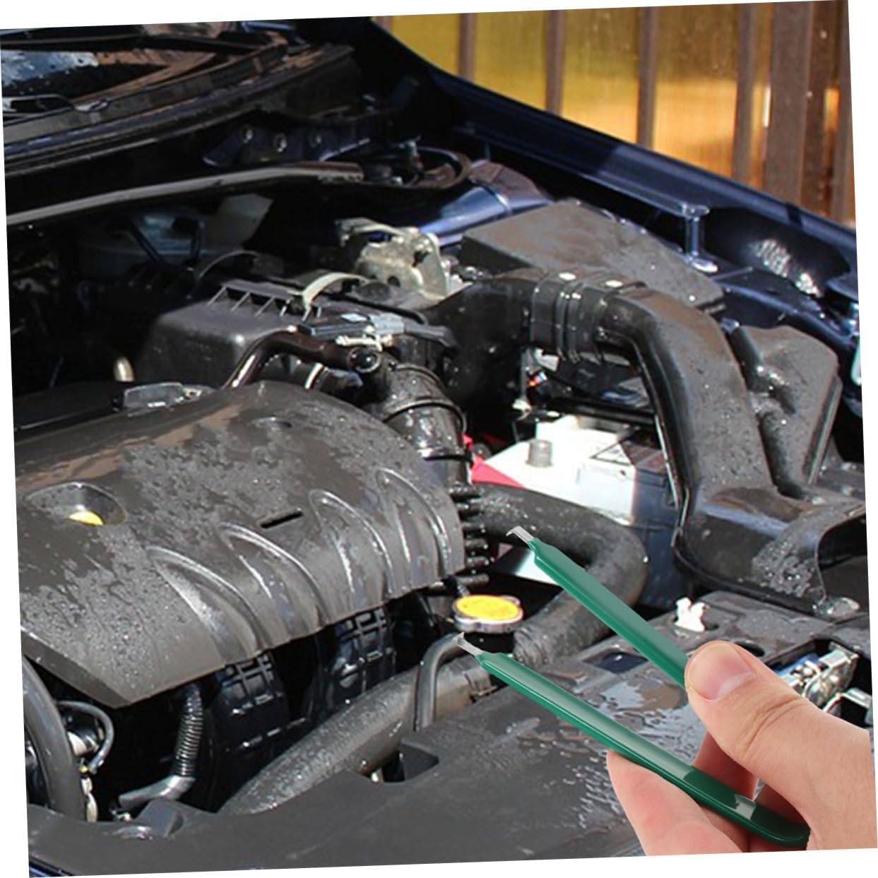 MUCKLILY 4Pcs Car Fuse Removal Tool Stainless Steel Switch Puller for Automotive Fuse Extractor Replacement for Electrical Tools image number 5