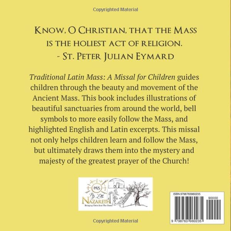 Traditional Latin Mass: a Missal for Children
