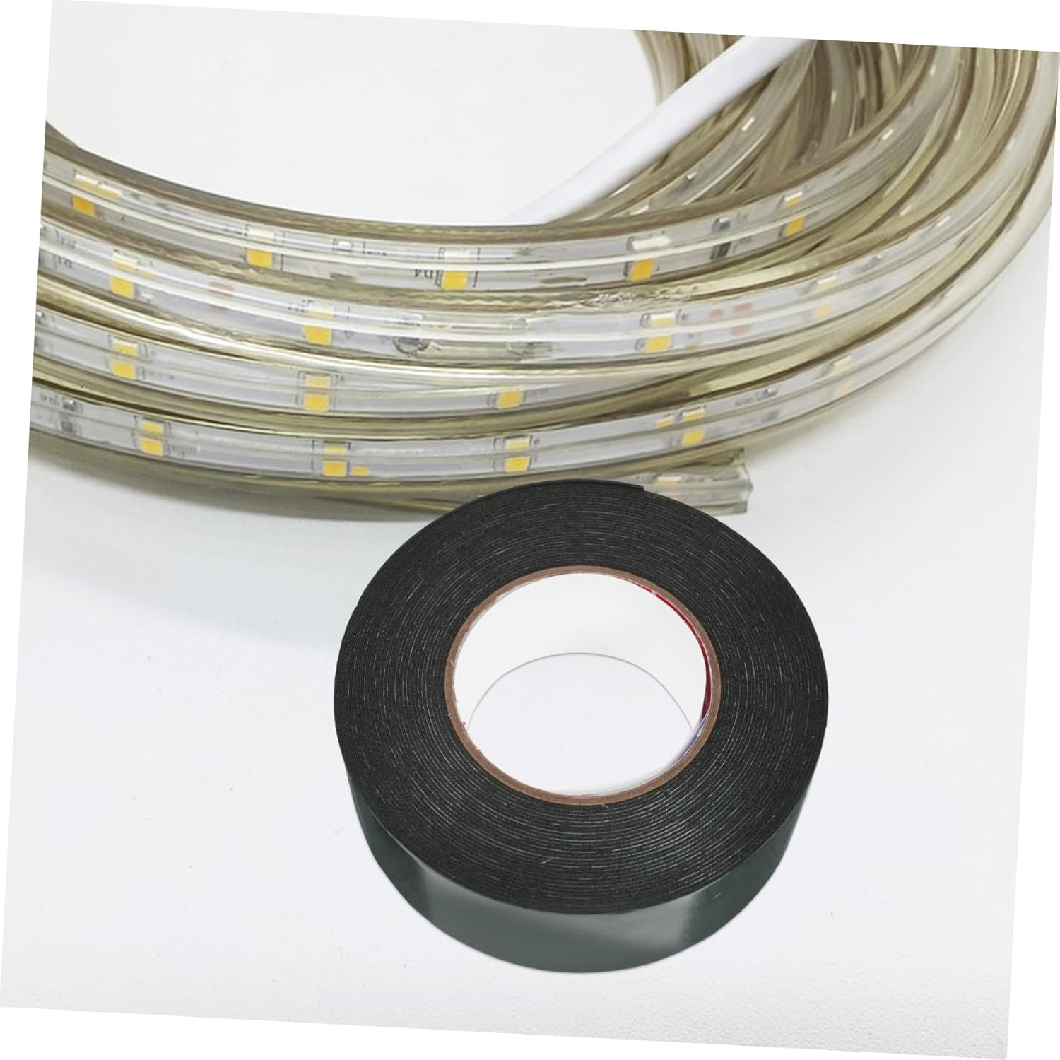 High Bond Strength Double-Sided Foam Tape Adhesive Tape for Cars Homes Led Strips Black Weatherproof image number 2