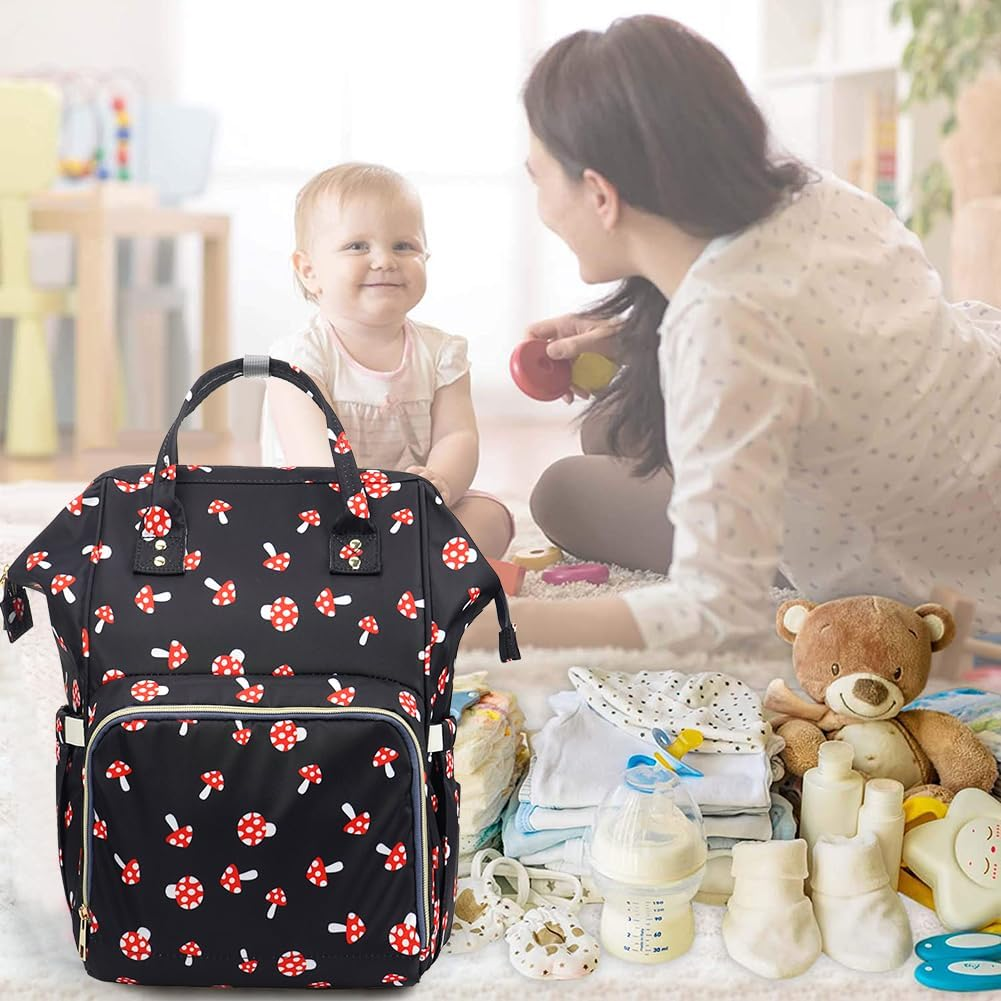 LIMHOO Diaper Bag Backpack, Waterproof Baby Care Bag, Women Travel Baby Nappy Changing Bag image number 3