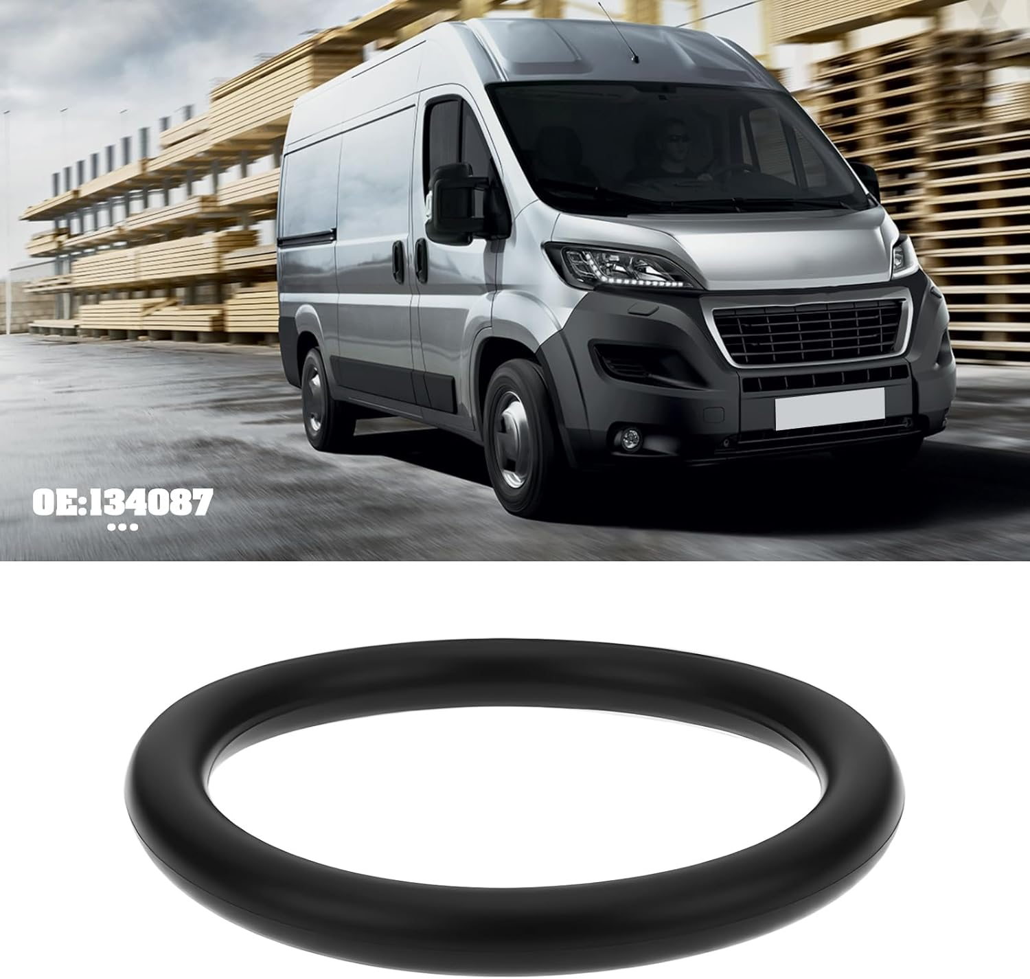 OTOTEC 2PCS Car Thermostat O-Ring 134087 30X4Mm Compatible with Peugeot Compatible with Citroen Boxer Relay 2.0 2.2 Model image number 1