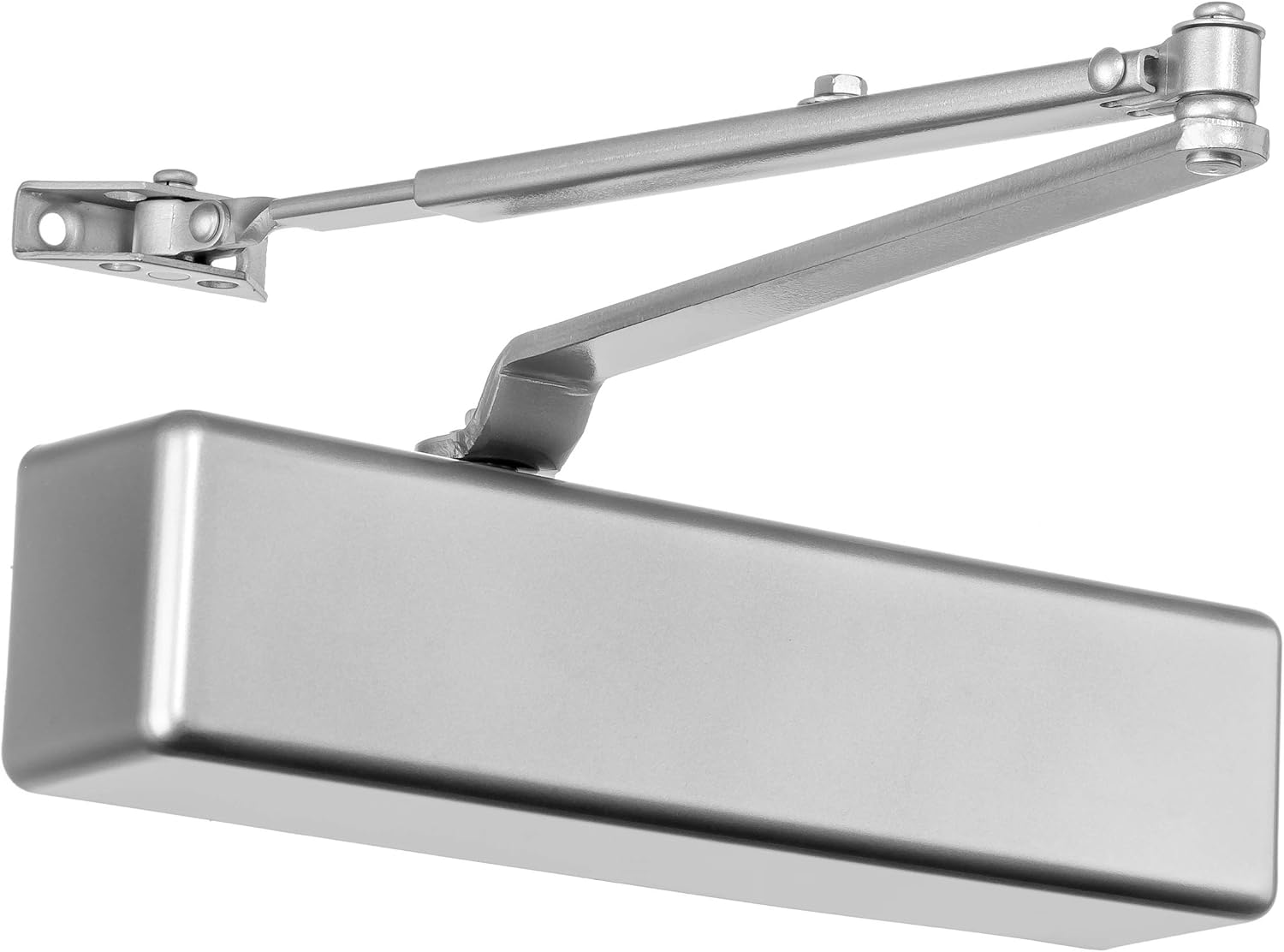 Dynasty Hardware Door Closer Heavy Duty Hydraulic Adjustable Size 1-6 Spring Door Closer, Meets ADA 8500 Series Sprayed Aluminum image number 5