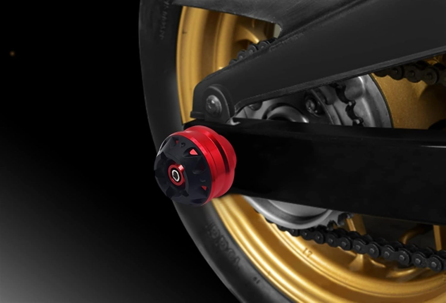 Motorbike Frame Sliders for Y┐Amaha MT-07 Tracer XSR700 MT07 TRACER XSR 700 Motorcycle Rear Front Wheel Fork Axle Sliders Crash Protector Pad Accessories (Color : Black, Size : Front)