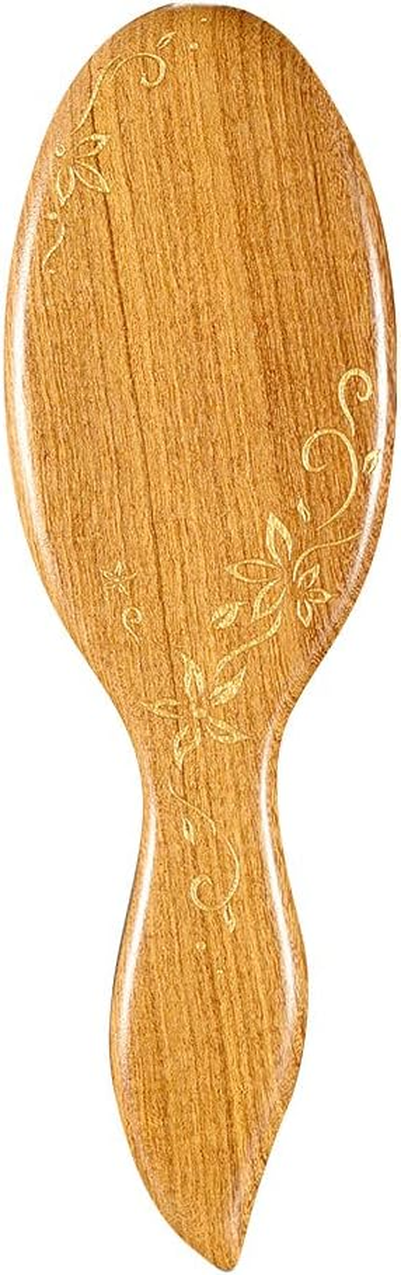 TAN MUJIANG Hair Brush Iroko Wood Scalp Massage YM image number 3