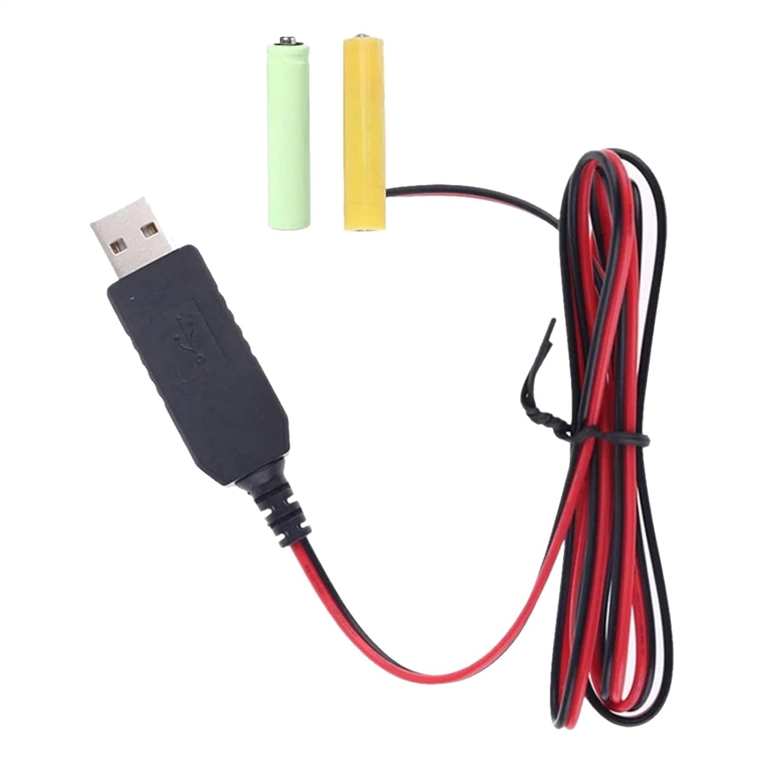 AA/AAA Battery Eliminators - Battery Eliminators AA, Voltage Converter Cable 5V to 3V 1M | Replace Adapter, USB Supply Cable Replace AA/AAA Batteries for LED Lights, Small Fans, Game