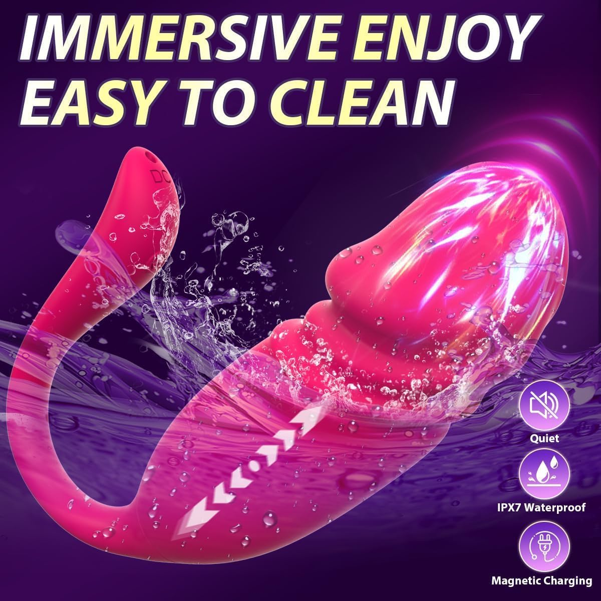 Vibrator Adult Sex Toys App Remote Control G Spot Wearable Vibrators Long Distance Egg Vibrator Wireless Bluetooth Rechargeable Wearable for Female Couples Clitoral Stimulator Sexual Pleasure Tools for Women (Rose Red) image number 5