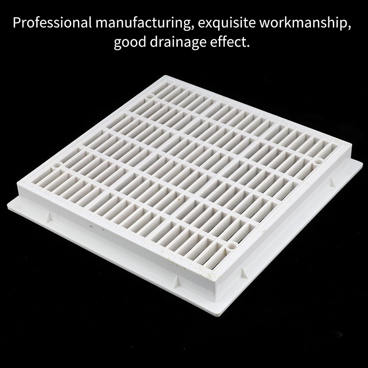 30 X 30Cm Swimming Pool Square Main Drain Cover, Plate Floor Drain Cover, Simple Easy to Use Beautiful Practical, Suitable Swimming Pools Massage Spa Pools, Universal Square Pool Drain Cover image number 4