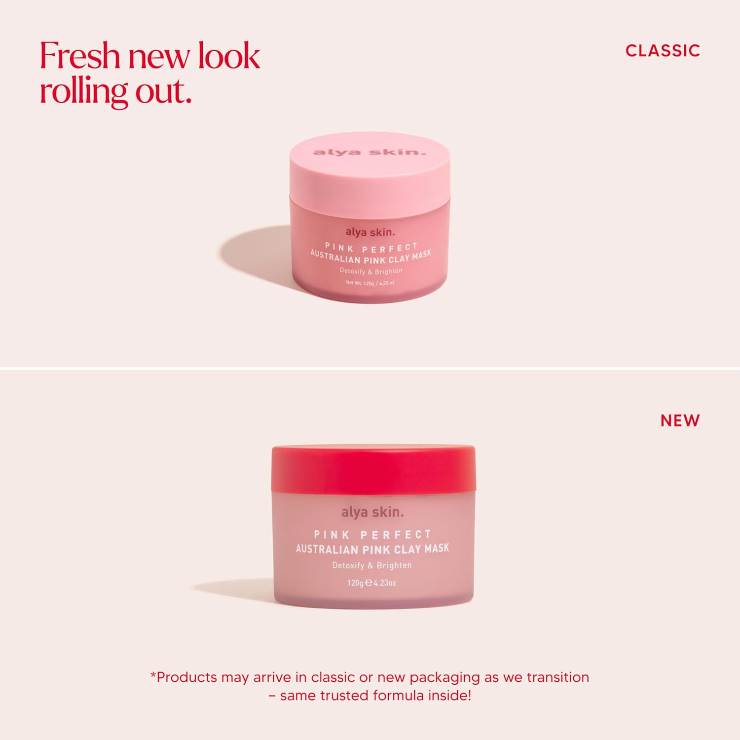 Alya Skin Australian Pink Clay Mask 120G | Detoxifies & Brightens, Fights Acne & Redness, Protects against Pollutants & Toxins, Enriched with Vitamin E & Aloe Vera, Natural & Vegan Skincare. Packaging May Vary image number 4