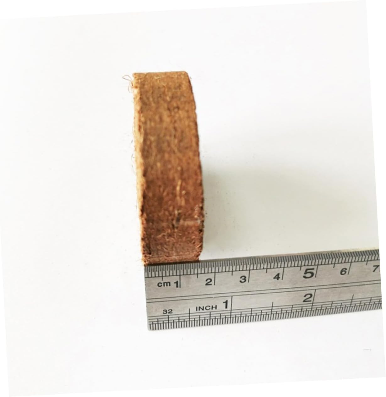 Sosoport Coconut Fiber Nutrient Soil Blocks for Gardening Compressed for Vegetable and Flower Planting 5 Pcs (6X2.5Cm) image number 2