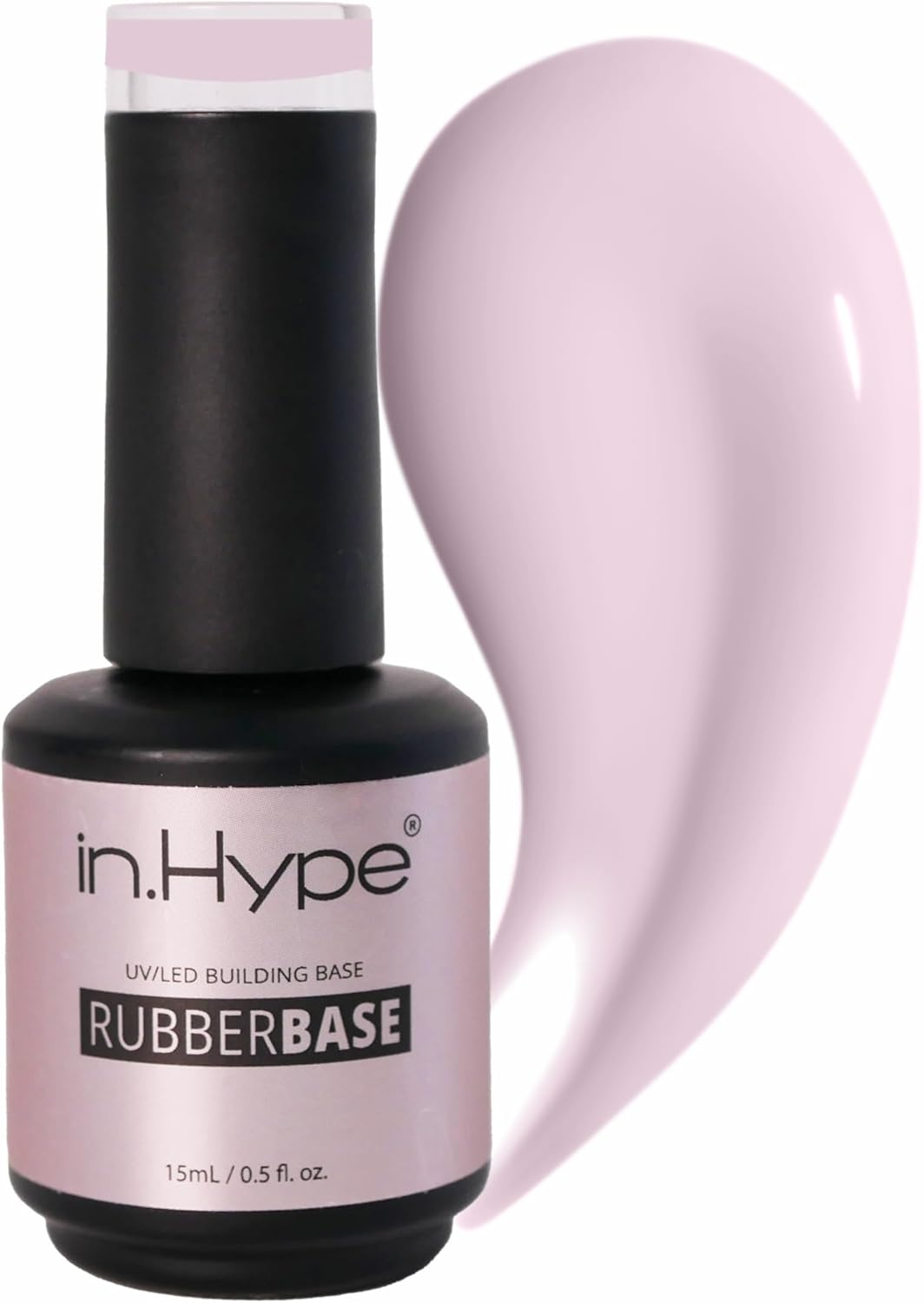 IN.HYPE Hema-Free Strong Rubber Base Coat UV/LED Curable. Soak Off - White image number 6
