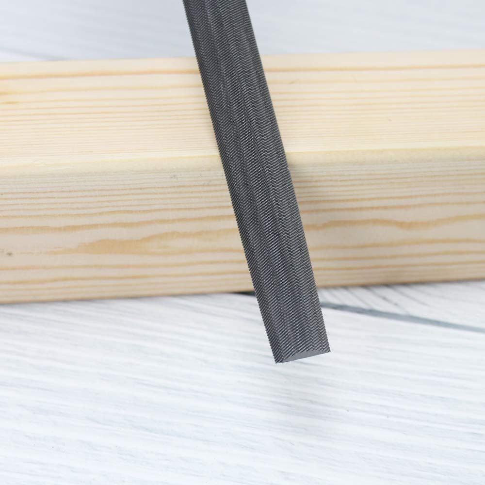 (6'' Half round File) - KALIM Half round Medium Cut File, Double Cut Teeth, 15Cm Length, Made of High Carbon Steel, Hand File without Handle Suitable for Wood, Metal, Sharpening, Etc. image number 2