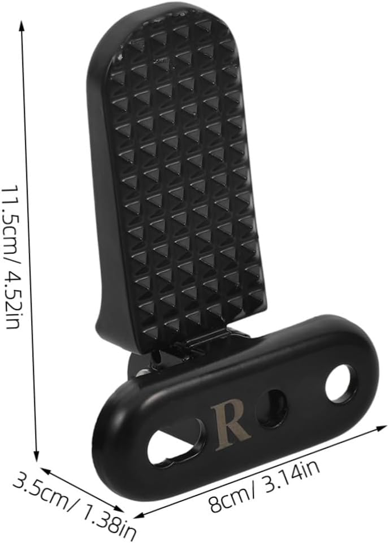 BRIGHTFUFU Scooter Foot Pegs Mount Rear Pedals Bike Pegs for Electric Mopeds Easy Install Rear Footrest Support Bike image number 3