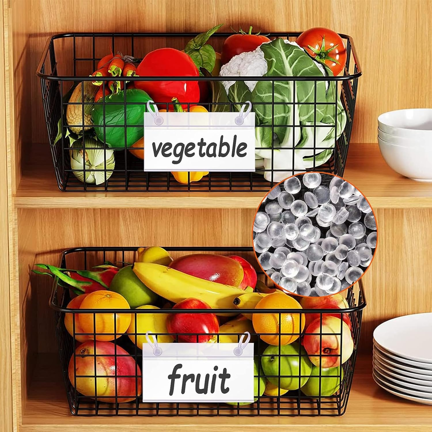 Plastic Wire Shelf Label Holders - 10 X 5.5CM Clear Price Tag Holder Sign & Ticket Holder with Double Snap Lock Closure, Reusable Basket Label Holders for Market, Retail Shop, Pantry 20 Pack