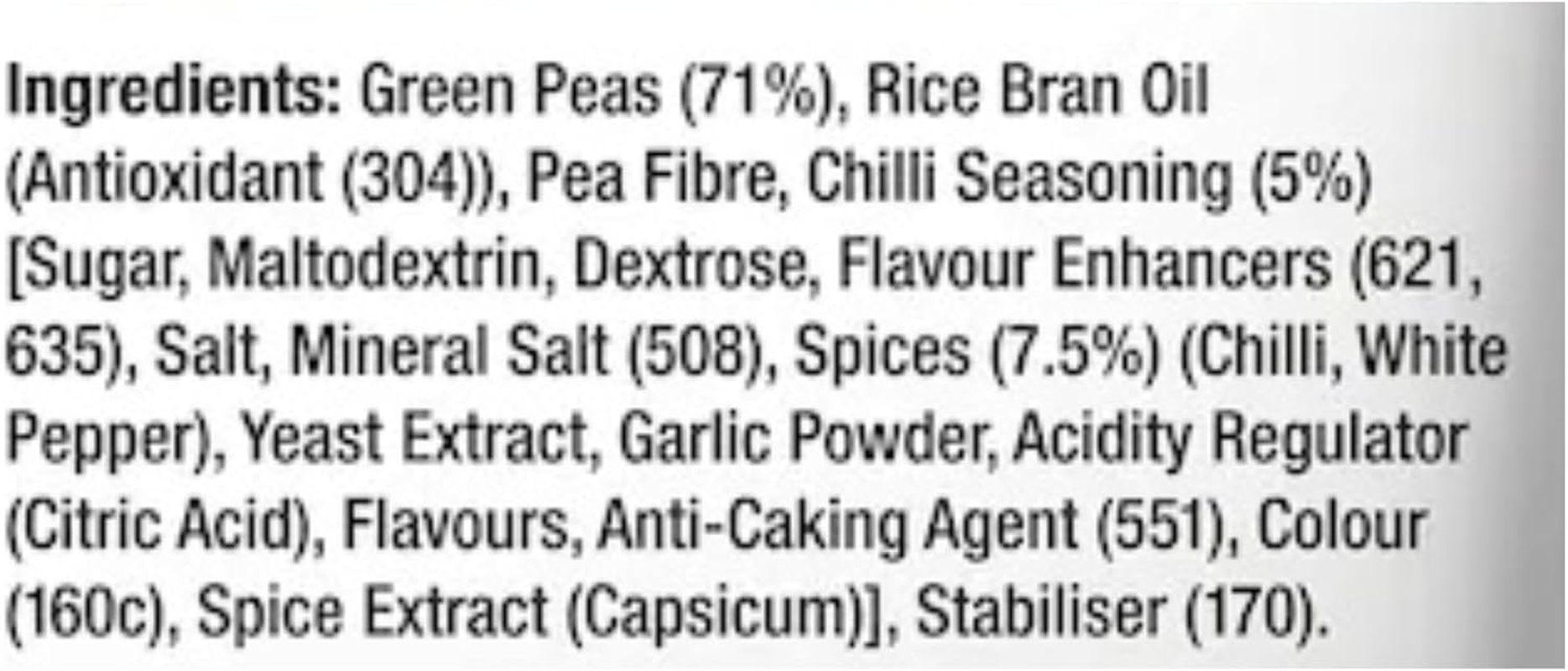 Calbee Harvest Snaps Baked Pea Crisps Chilli Flavour 120G X 2 Packs image number 4