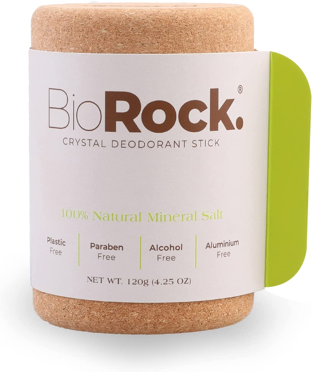 Crystal Natural Deodorant Stone - Unscented Plastic and Aluminum Free Salt Deodorant Stick for Women & Men Eco-Friendly, Sustainable, Zero Waste 4.25 Oz image number 4