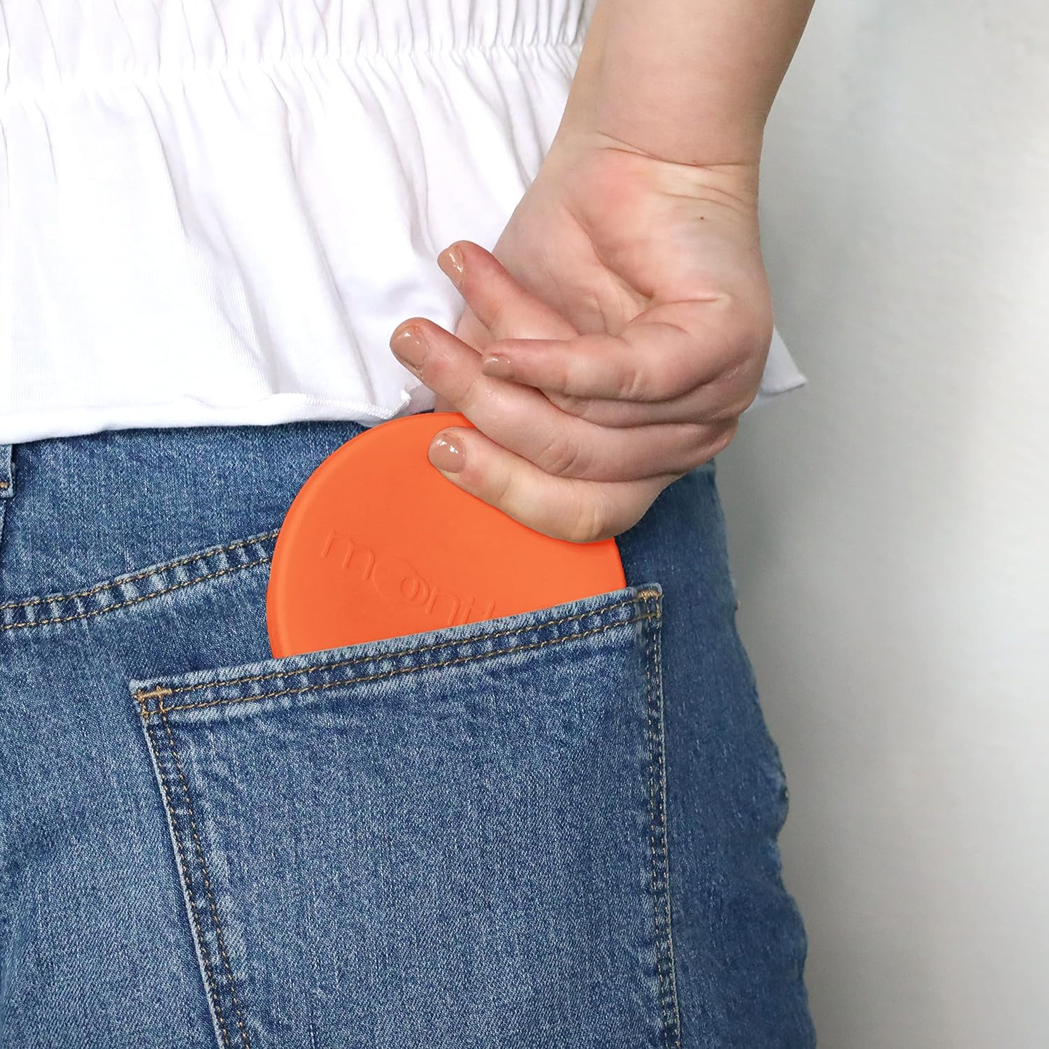 MOONTHLIES Multi-Use Container for Menstrual Cup / Disc | Public Restroom Cleaning or Travel Sterilizer | Collapsible Silicone Cleaner Case to Boil, Sterilize + Store Your Period Cups / Discs (Coral) image number 2