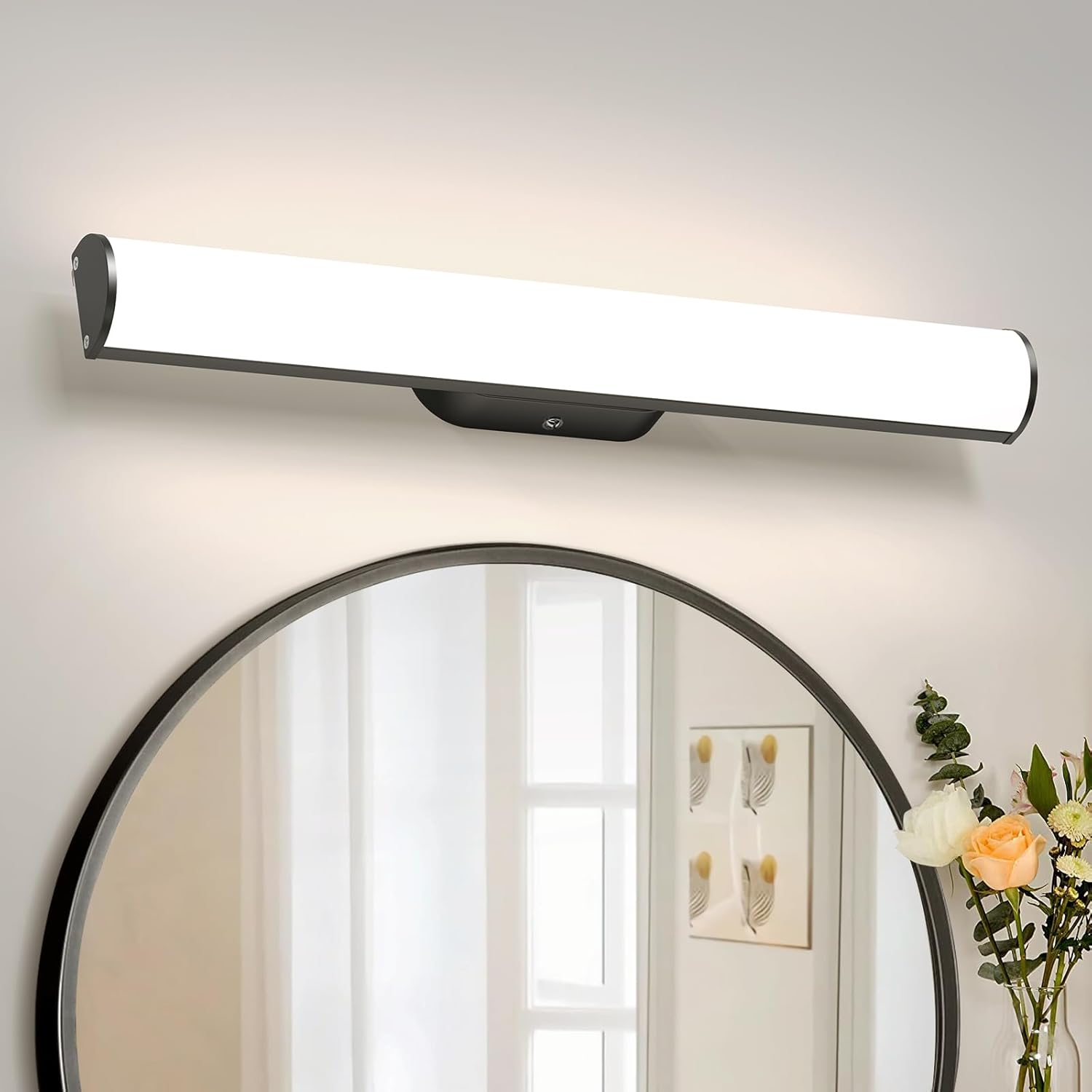 OOWOLF 12 W 31.5 Cm Bathroom Lamp for Mirror &ndash; 4000 K LED Lighting IP44 Wall over the Mirror for Vanity/Wardrobe image number 3