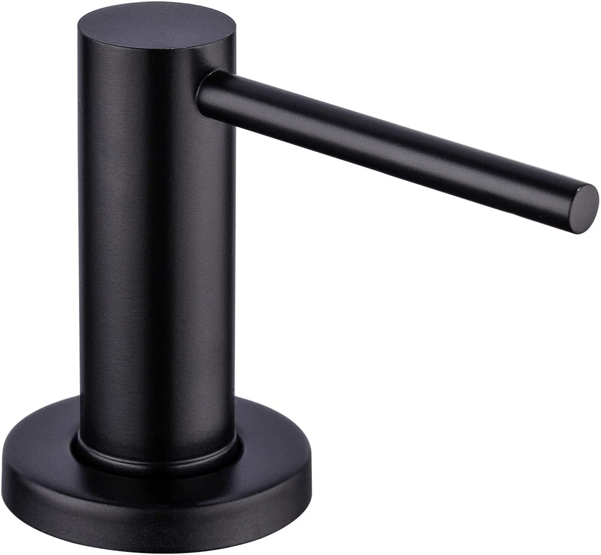 Soap Dispenser for Kitchen Sink Brushed Nickel Stainless Steel Countertop Pump Hand Lotion Built in Bottlend Lotion Built in Bottle