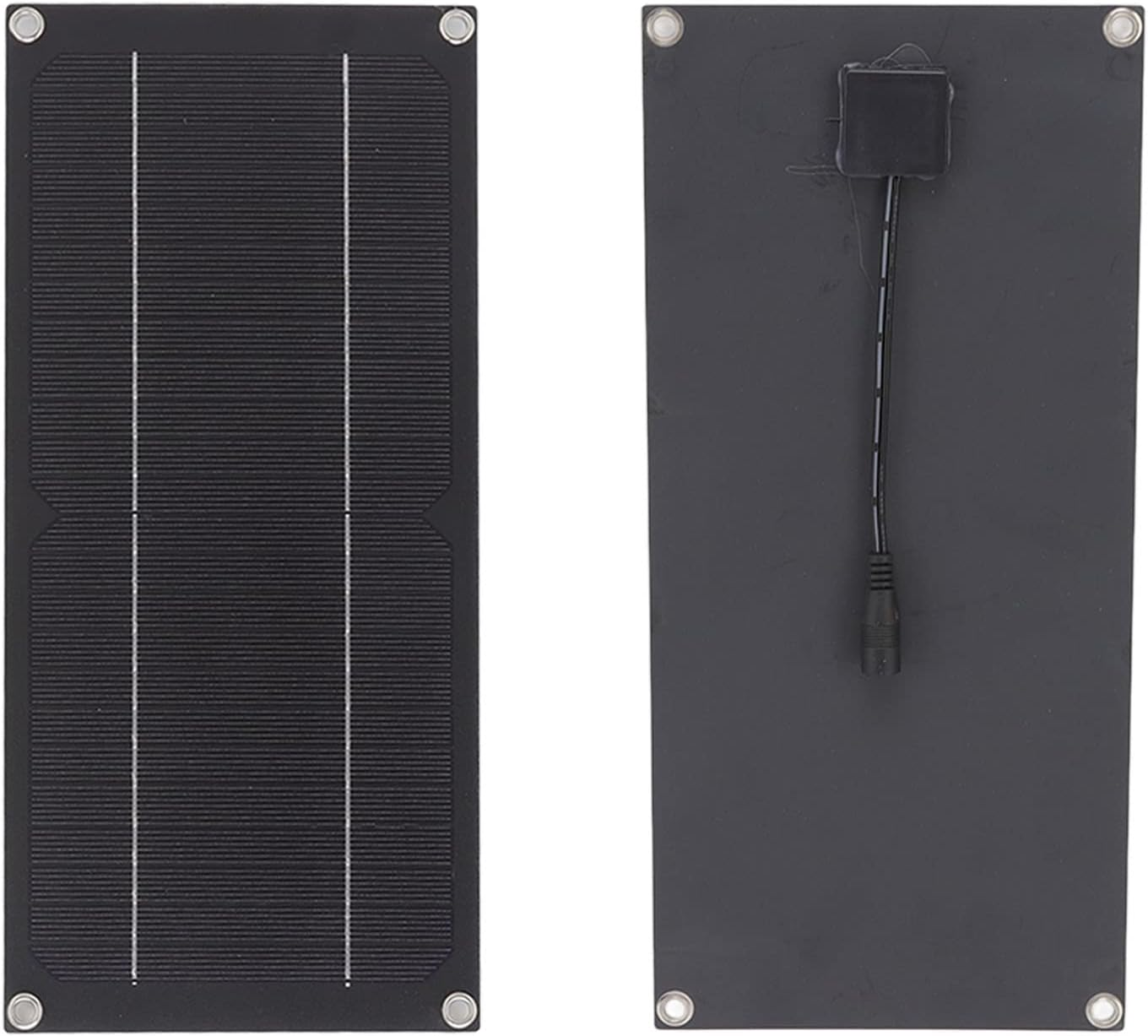 600W 12V Solar Panel Kit Keep Car Battery from Drain Dead, 100A Solar Charge Controller & Connecting Line & Portable Battery Clip Cable for Car RV Boat Trailer off Grid Home