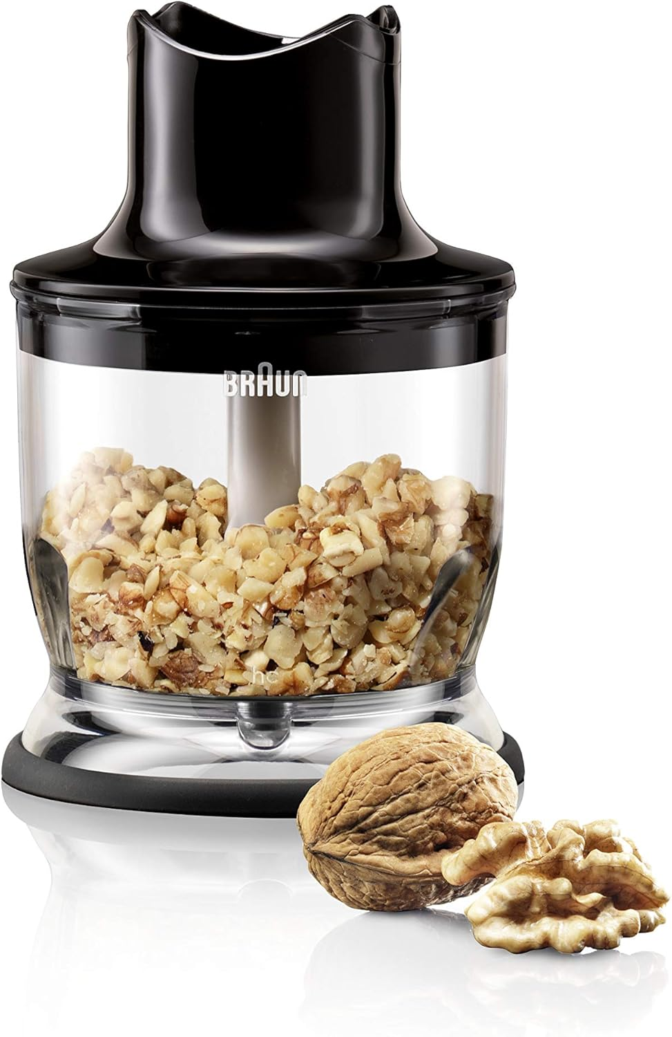 Braun MQ 20 Chopper Attachment - Hand Blender Accessories Compatible with Braun Multiquick Hand Blender with Easyclick System, 350 Ml, Black image number 1