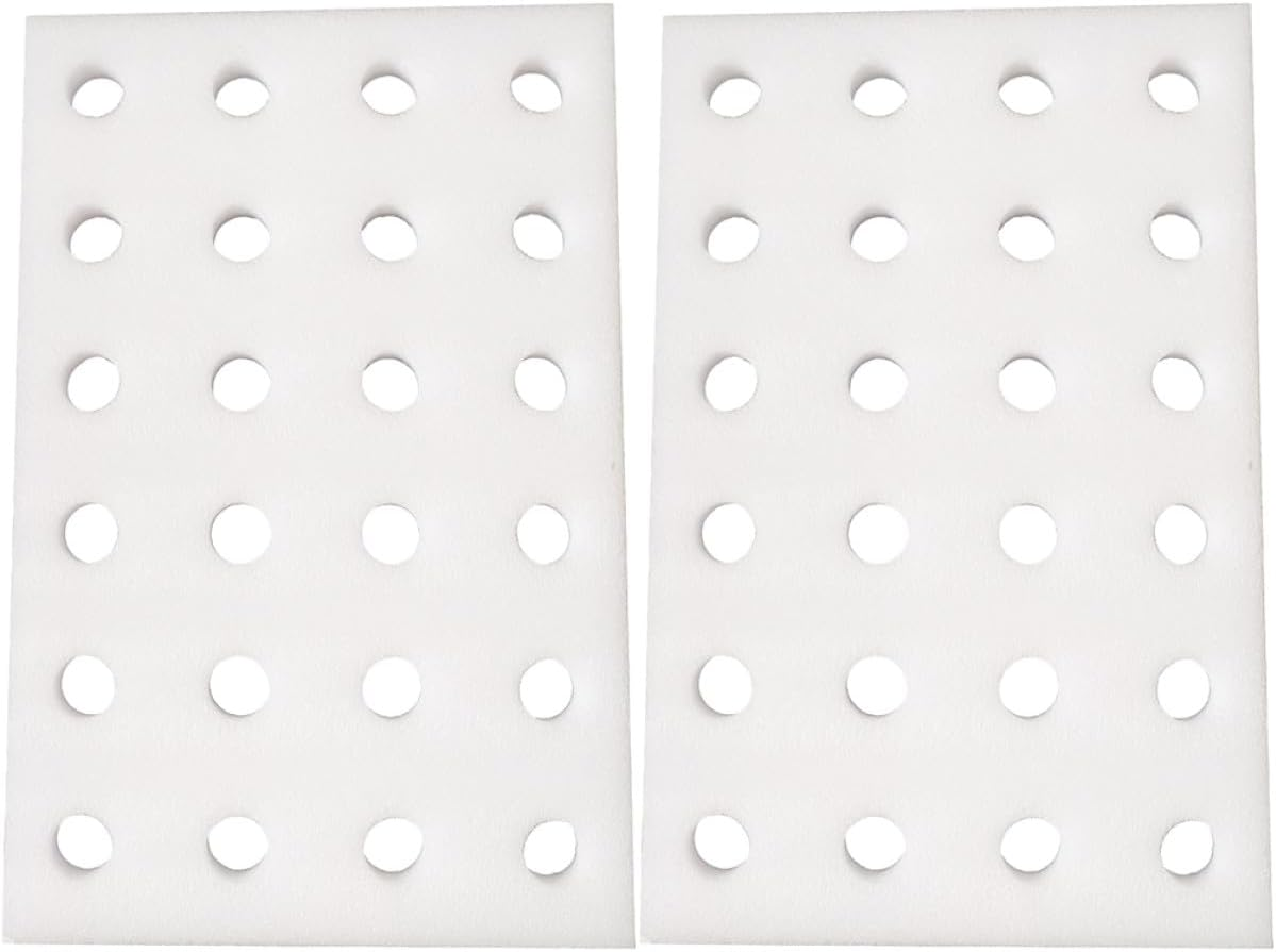 CIYODO 2Pcs Hydroponic Floating Plant Boards 40Mm Hole Diameter Foam Blocks Soil-Free Hydroponic Gardening Supplies for Vegetable and Sprout Growing in Home Greenhouse image number 6