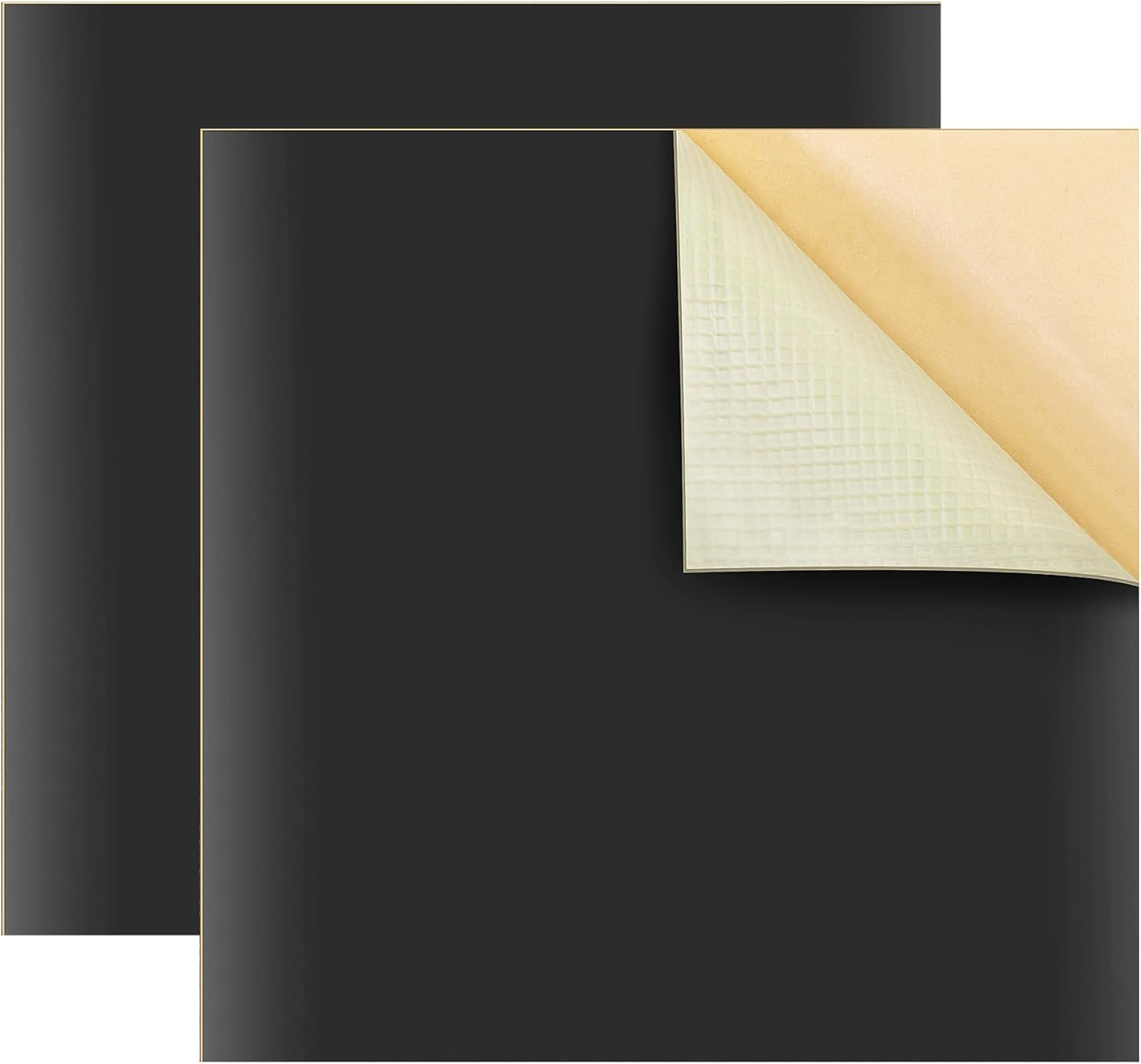 Adnee 2 Pcs Pond Liner Repair Patch-10 Inches round Self-Adhesive EPDM Liner Repair Patch Kit-Thickened Rubber Pond Liner Seam for EPDM Garden Pond Patch Cover Repair