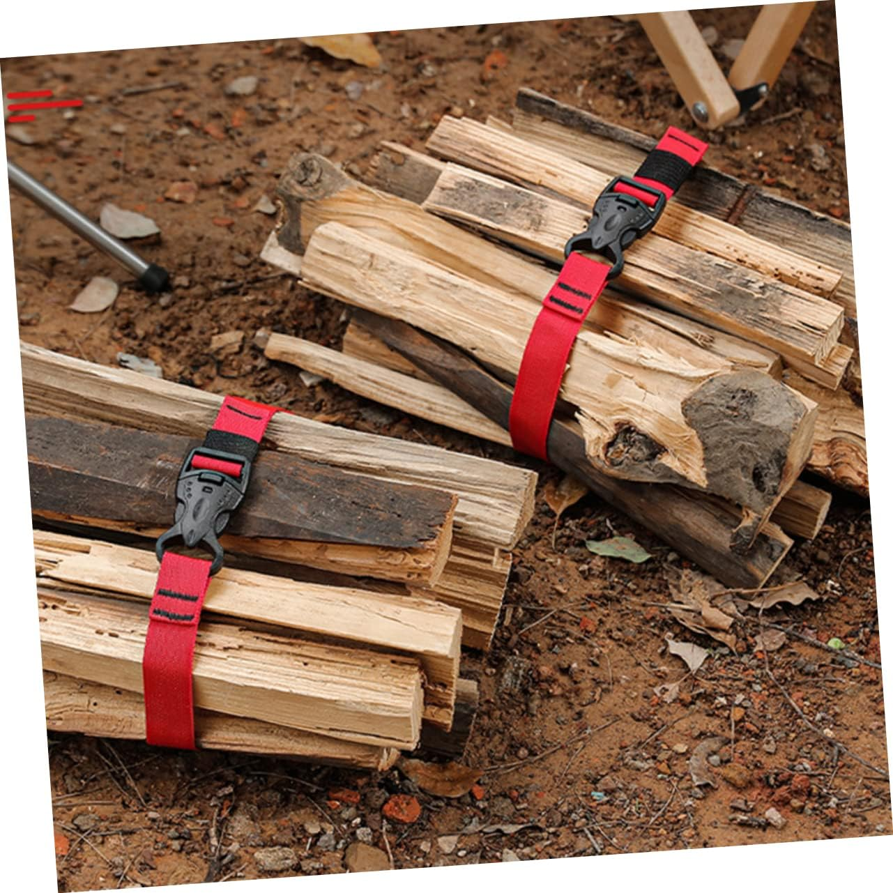 OSALADI 3Pcs Multifunctional Luggage Strap Nylon Buckle Ratchet for Camping Compression image number 3