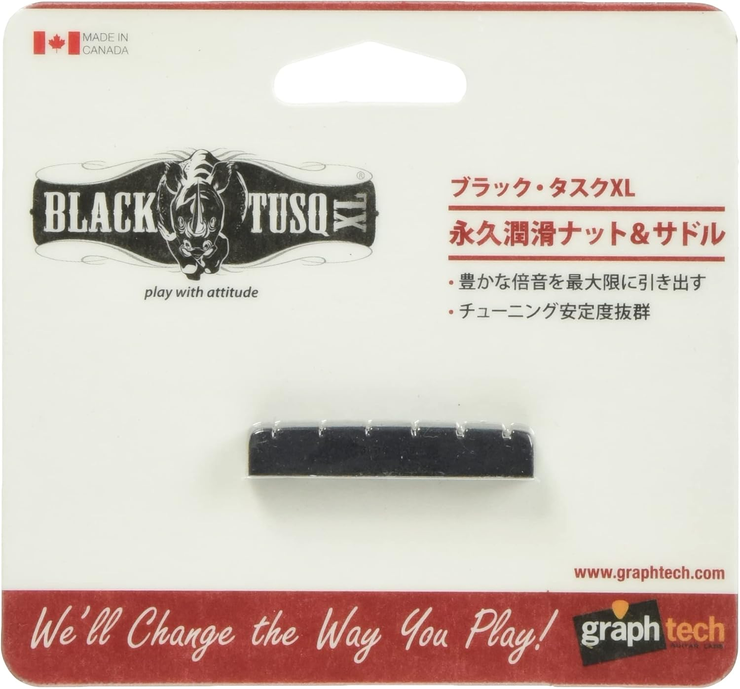 Graph Tech Black Tusq Nut PT 6000-00