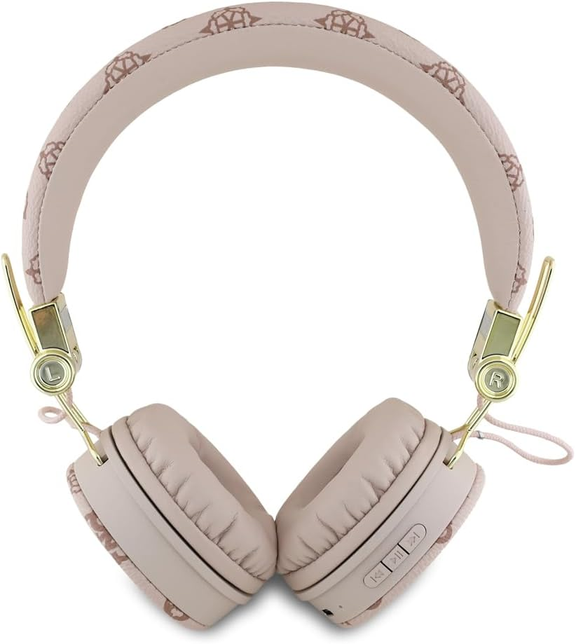 CG Mobile Guess Bluetooth ENC Peony Script round Shape Earphones Brown image number 3