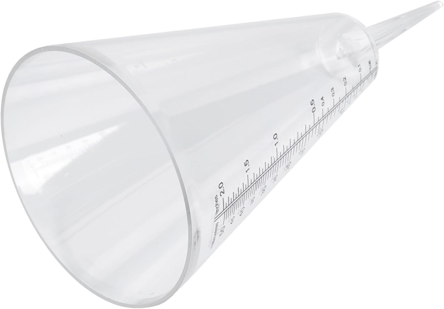 Outdoor Cone Shaped Rain Gauge with Double Scale Transparent Funnel for Accurate Rainfall Measurement Suitable for Agriculture Meteorological Use and Garden Monitoring image number 5