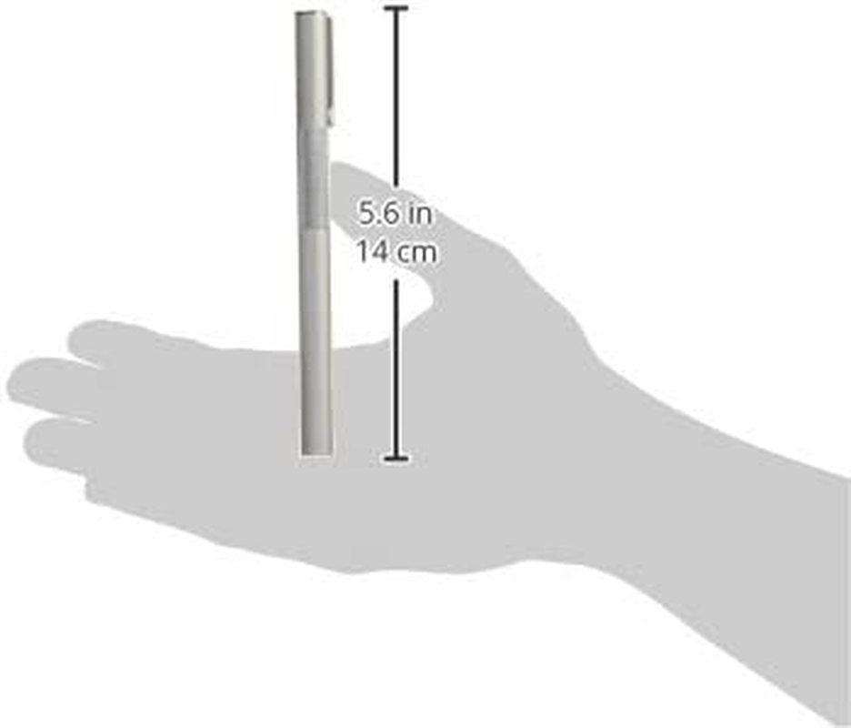 MUJI Aluminum Body Fountain Pen - Fine Nib - with 2 Refill Ink Cartridge image number 1