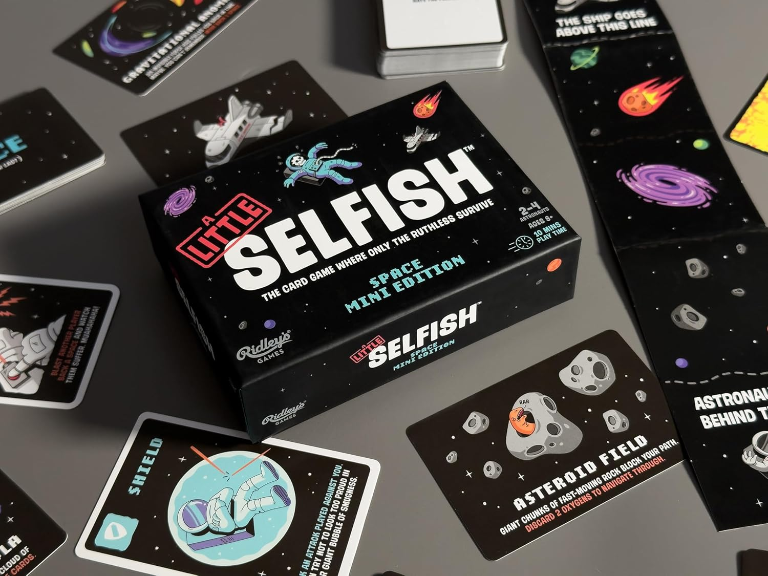 Ridleys Games Selfish Mini: Space Edition Card Game image number 2