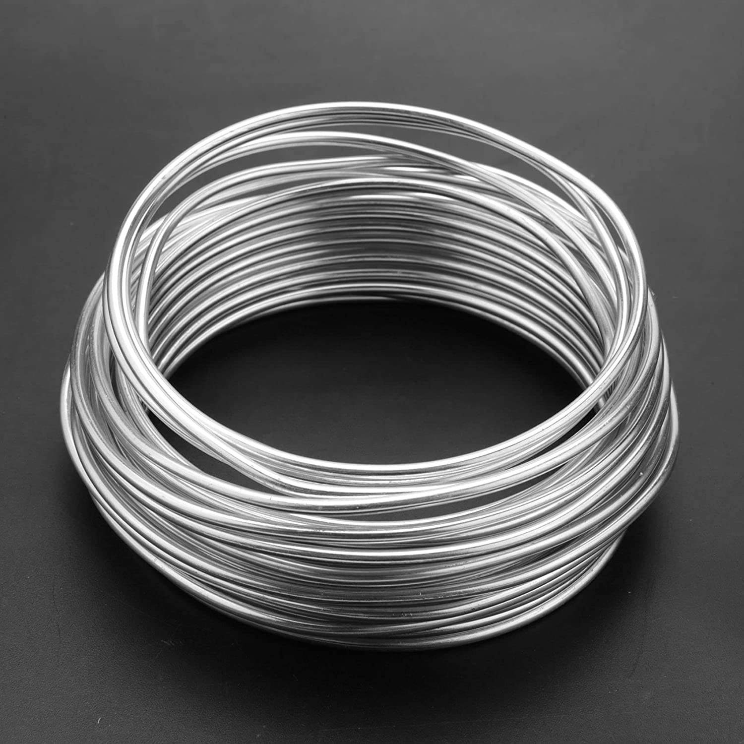 3Mm Aluminium Wire 10M Craft Silver Wire for Jewellery Making Clay Modelling Bonsai and Model image number 5