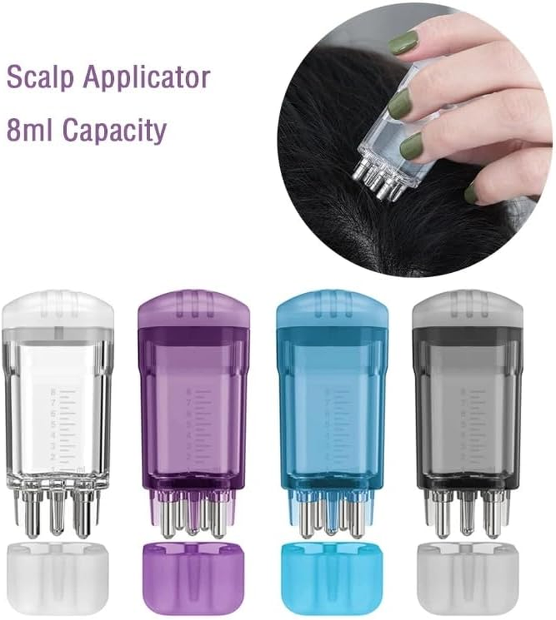 2Pc Hair Scalp Oil Applicator Comb Brush,Hair Scalp Oil Applicator Comb Brush,Scalp Oil Applicator Hair Oiling Applicator Dispenser,Hair Oil Applicator Bottle Scalp Massager,Scalp Oil Applicator Comb image number 1